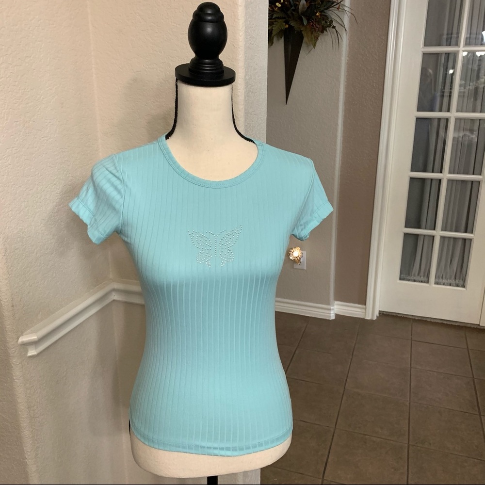 Rue21 light turquoise top
